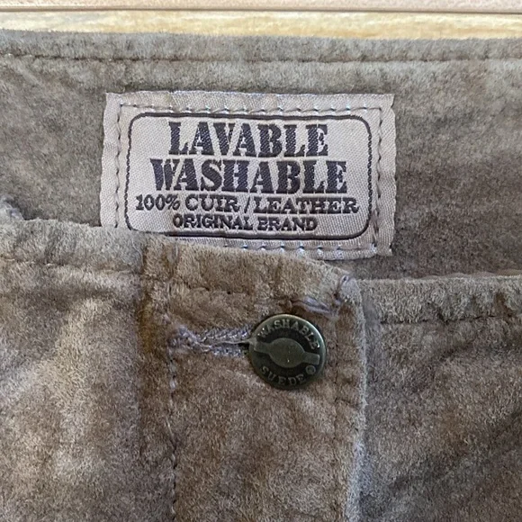 Vintage Brown Suede Pants - Picture 12 of 17